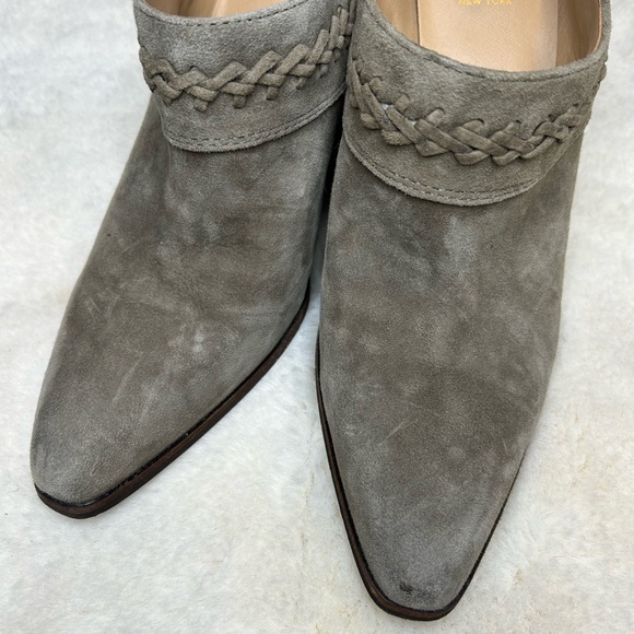Sam Edelman Alison Leather Mule Heeled Boots 9 - Picture 3 of 10